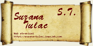 Suzana Tulać vizit kartica